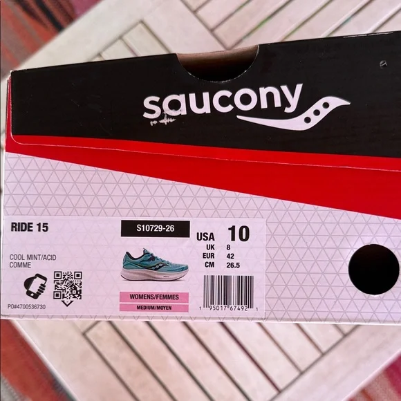 Saucony New in Box Ride 15 Women's Sneakers - Picture 3 of 3